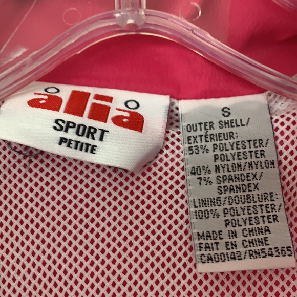 Alia Sport Hot Pink Zip Vest - Picture 3 of 7